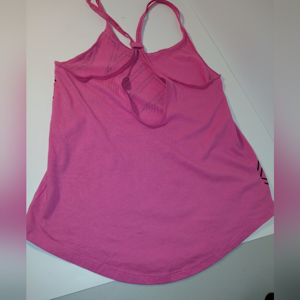 PINK Diagonal Logo Racerback Tank – Size XS - Picture 3 of 4